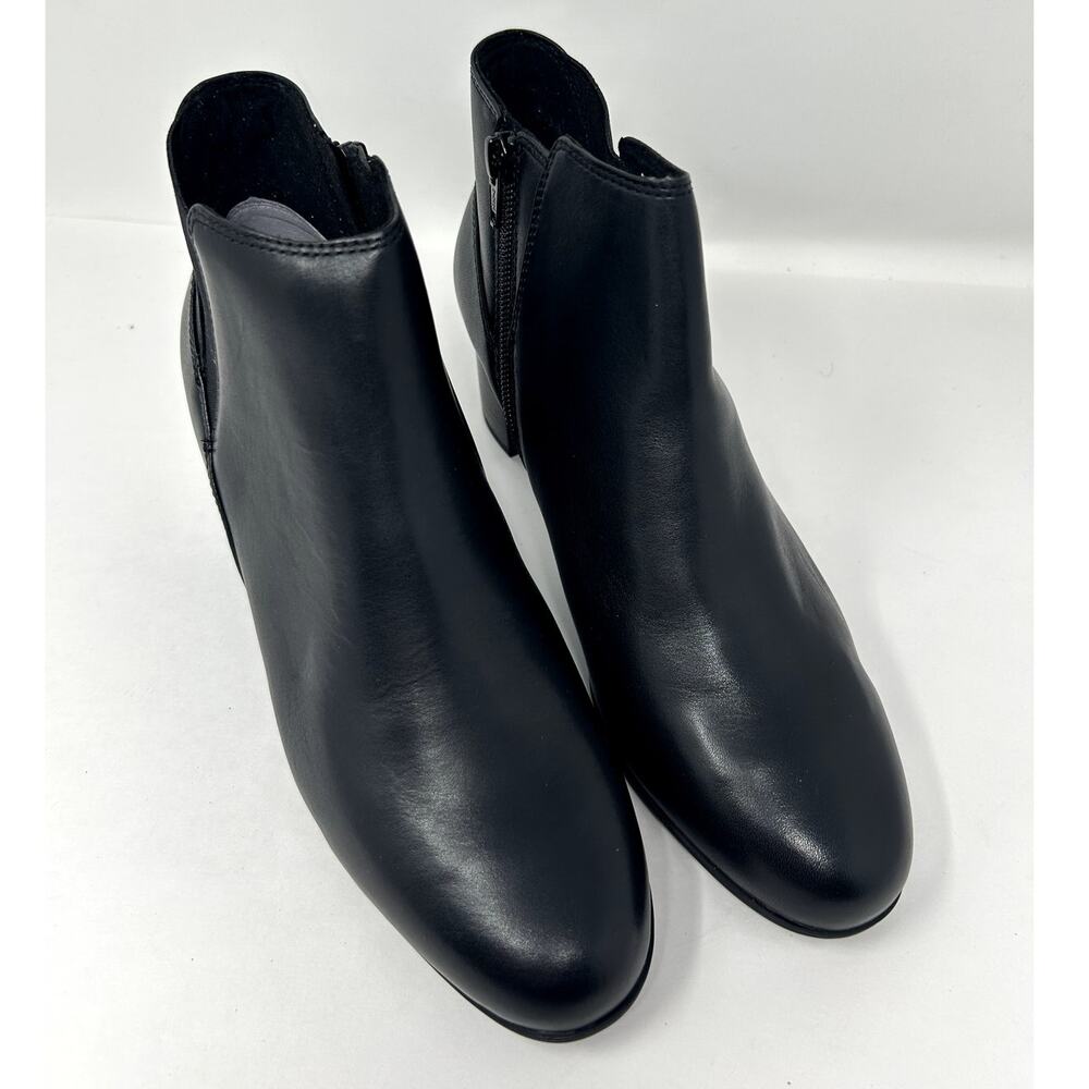 Aravon Women's Career Dress Chelsea Boots Shoes Black, Size 8.5 B Pull-On